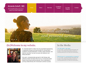 Psychotherapy website design NYC
