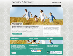 Primary care website and logo design