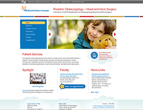Pediatrician website and logo design